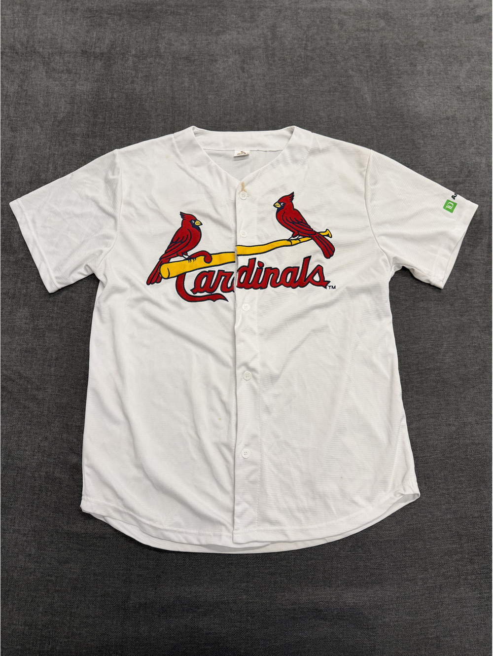 St. Louis Cardinals White Baseball Jersey XL